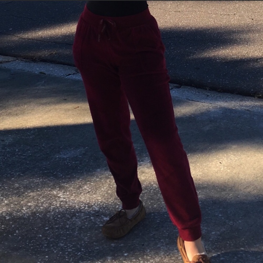 Calvin velvet joggers